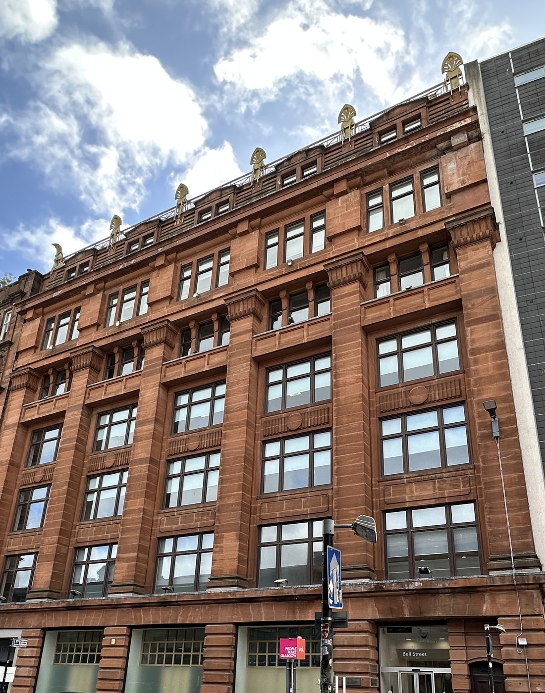The facade of 20 Bell Street, Glasgow